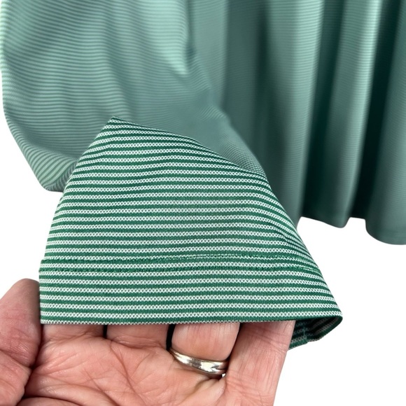 LEVELWEAR Direct Mid-weight Golf Stripe 1/4 Zip Long Sleeve Shirt Men's 2XL - Picture 5 of 7